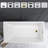 47" x 29" Freestanding Soaking Acrylic Bathtub-90557762