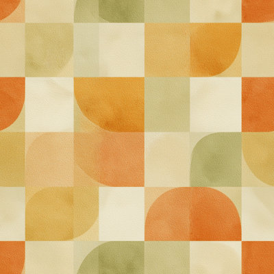 Mid-Century Modern Wallpaper Retro Removable Geometric Wall Double Roll