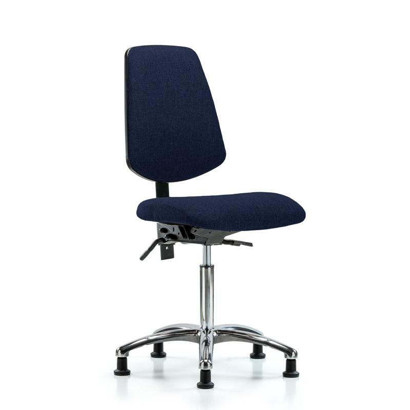 Chaise de travail Jalyn, Patins, Inclus, Bleu marine