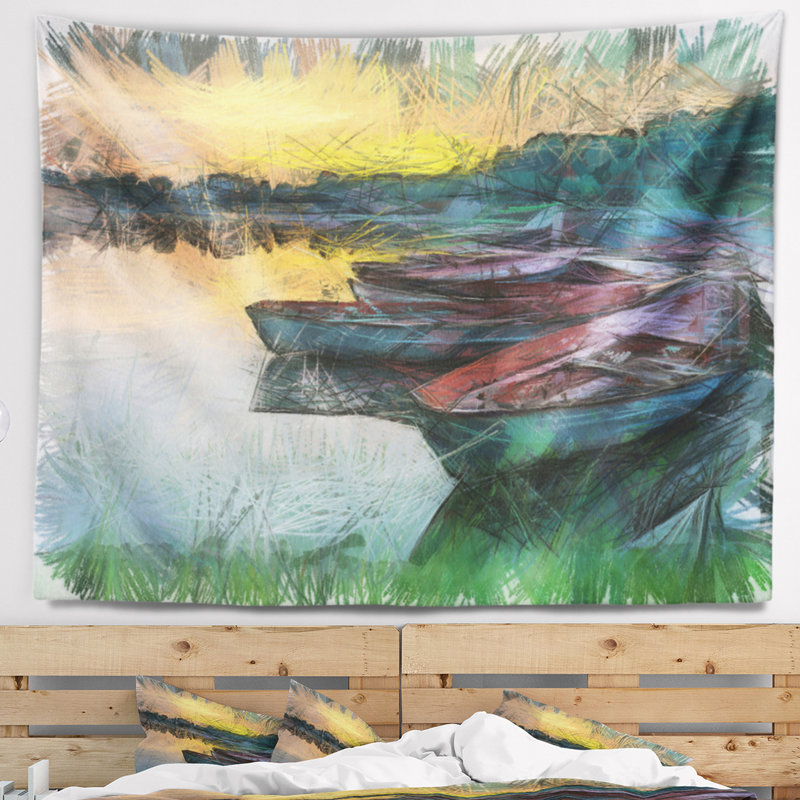 Polyester Tapestry, 32" H x 39" W