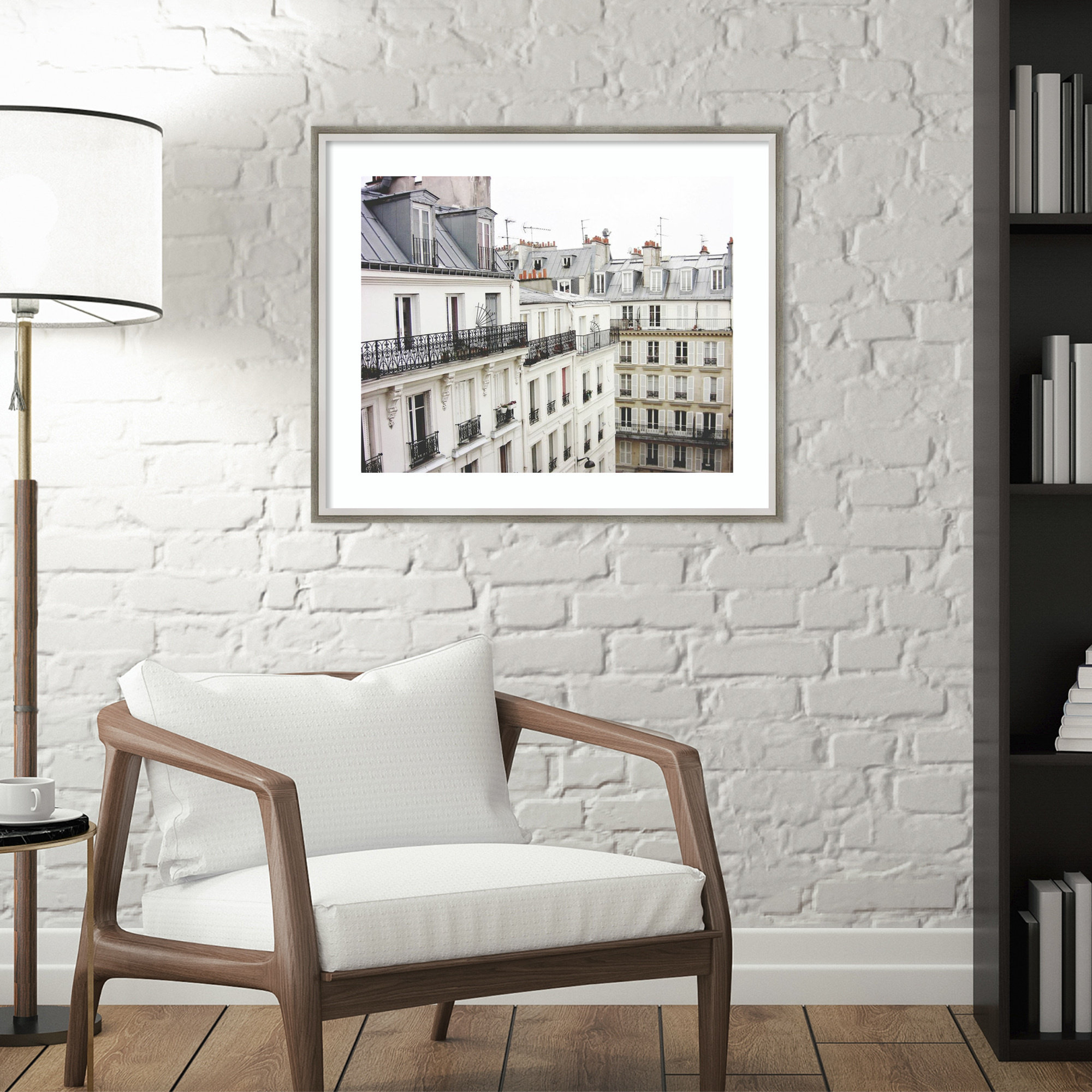Montmartre by Lupen Grainne, Silver Framed, 21" H x 25" W