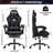 HOFFREE Gaming Chair With LED RGB Lights With Massage And Footrest Ergonomic Computer Chair High Back Video Game Chair With Adjustable Lumbar Support Linkage Armrest-1852369183