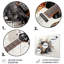 «Brown Charcoal Guitare Vibations IV», art mural musique en métal-475851285