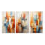 «Cubism Fragmented Perspectives», 3 pièces sur toile-849401915-849401889