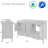 Mandilyn 60" Fully Assembled Double Sink Bathroom Vanity with Engineered Stone Top, Ceramic Sink, Hand Paint-18736952