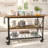 3-Tier Kitchen Table With Wheels And Storage Shelves-810857360