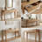 Elegant Light Luxury Console Table with Three Drawers and Oak Veneer Finish, Soft Rounded Corners-2094626563