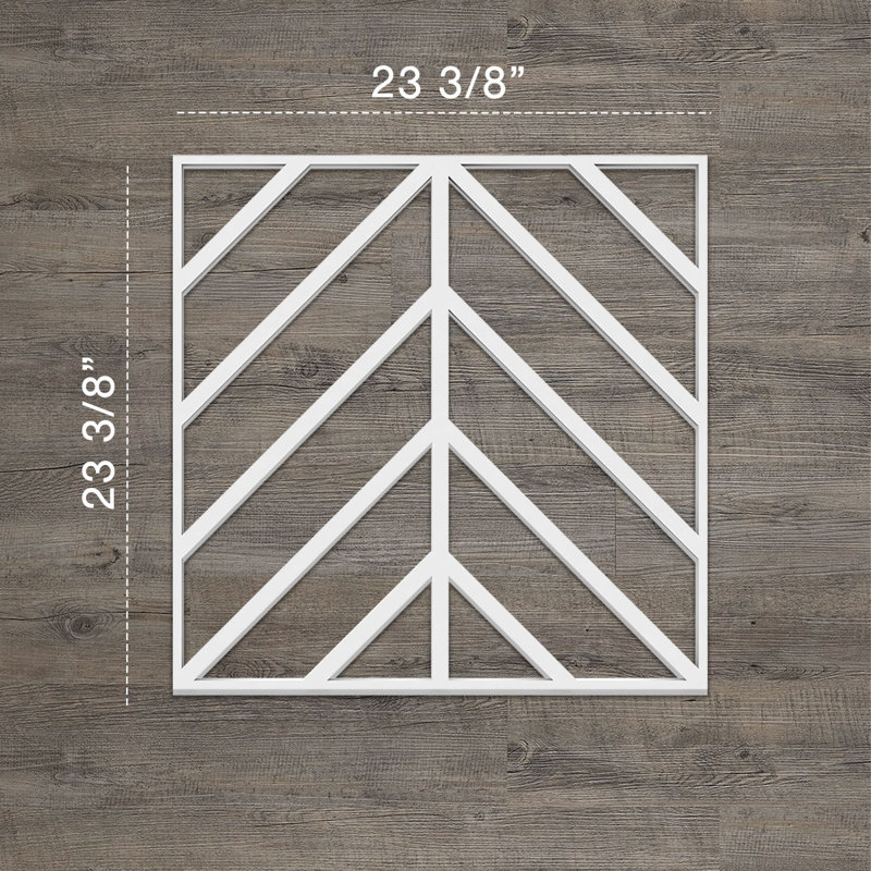 Genoa Wall Panel, 23.375" H x 23.375" W x 0.375" D