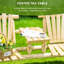 2 chaises en bois naturel avec table, foyer extérieur pour terrasse, porche, cour, texture en bois de style rustique