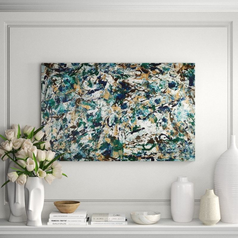 Vertigo Print by Samuel Kane, 36" H x 57" W x 1.5" D, Glass Coat