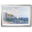Falaises et voiliers à Pourville, 1882, reproduction d'art encadrée-215564114-215564117