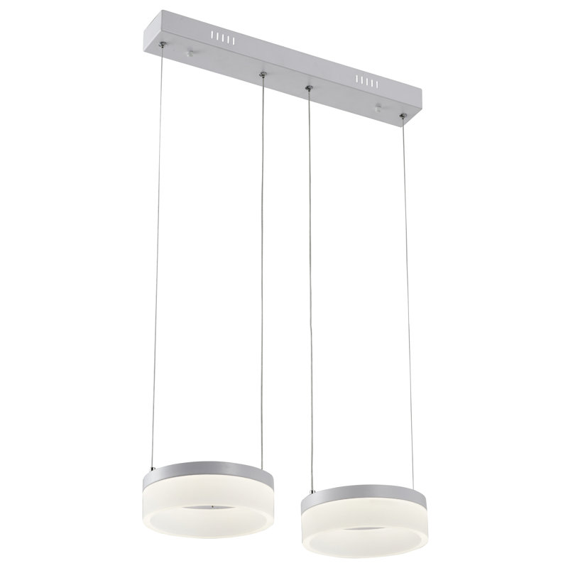 Ostrom 2 - Light White LED Kitchen Island Pendant