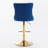 Swivel Velvet Barstools with Adjusatble Seat Height-1880070280-1880070286
