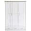 Yalaha 3 Door Manufactured Wood Wardrobe