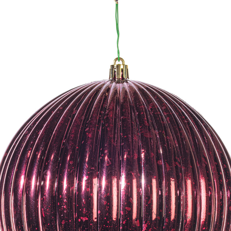 Ensemble de 4 boules de Noël Chistmas, Bourgogne