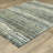 Delfine Distressed Gridwork Green/ Blue Area Rug-821249201