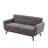 Carmencita 65" Linen Upholstered Square Arm Loveseat-966046579-995237777
