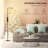 Haileyville 64'' Arched Floor Lamp with Remote Control and Bulb Included-561021179