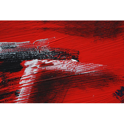 Paint On Metal Surface 1 Piece Wrapped Canvas Wall Art