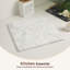 Planche à découper en marbre naturel blanc pour la cuisine 16 po x 16 po Diflart-125845166-125845169