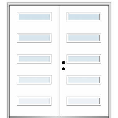 Exterior door - 2140 - Puertas Alpujarreñas - wooden / pivoting with offset  axis / without glazing