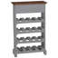 Wine Rack Solid Mahogany Wood 55x23x85 cm