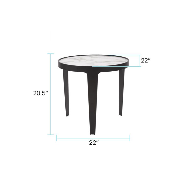 Costa Metal Side Table