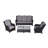 Persida 7 - Person Patio Conversation Set with Cushions-1600894048
