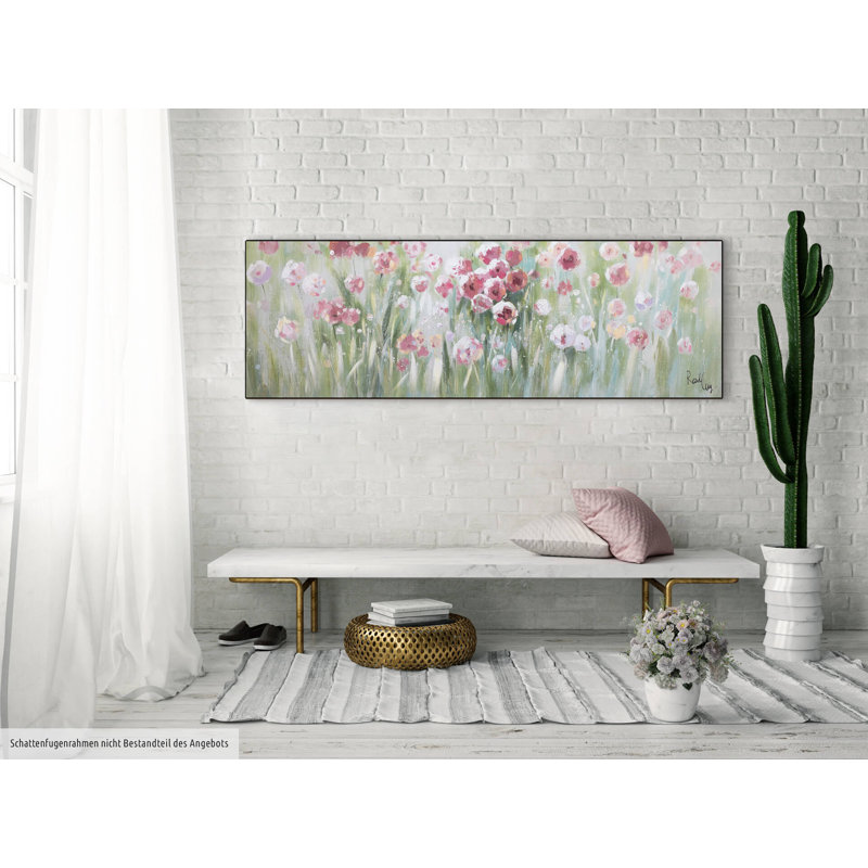 Unspoiled nature hand -painted acrylic painting