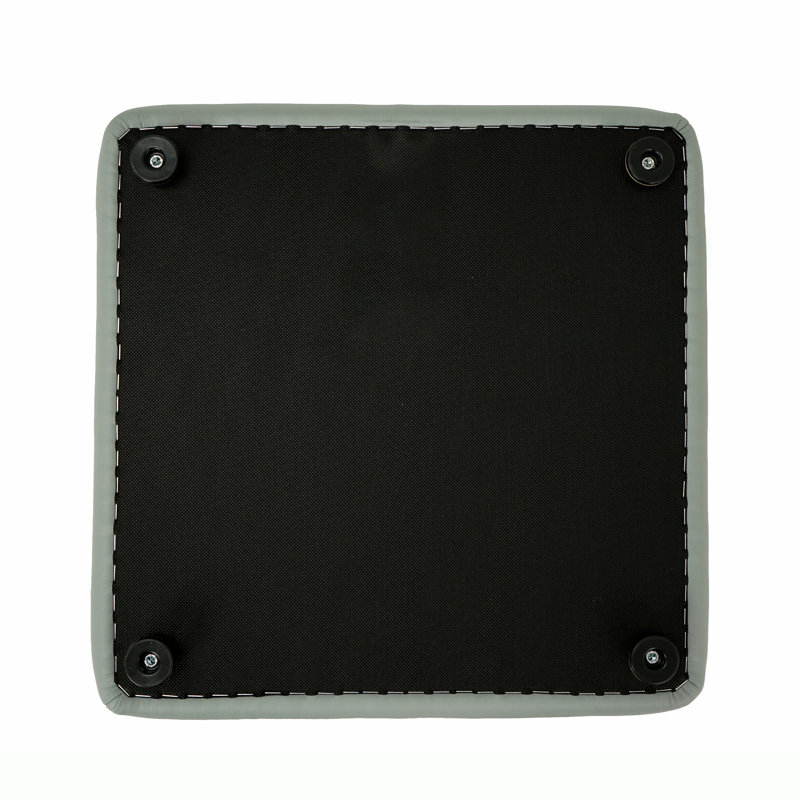 Pro Series Upholstered Square Ottoman 18" Height, Navy