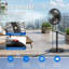 Ventilateur industriel sur pied 20 po noir-129401009
