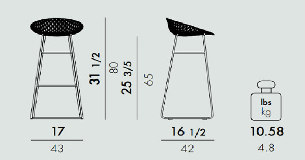 Kartell Smatrik 5882 Sgabello