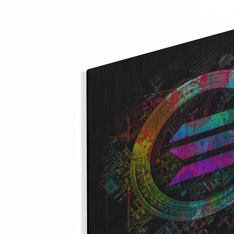 «Solana Crypto Giga Coin» par Valentyn Artemenko, H 12 po x l 12 po