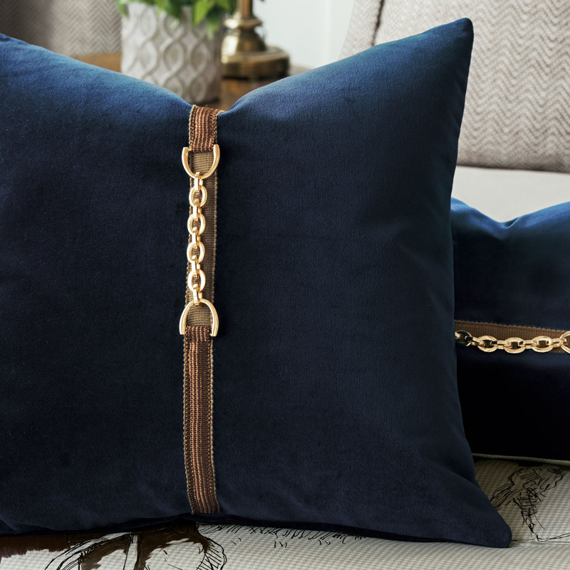 Steeplechaser Square Pillow Cover & Insert