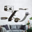 Cat Shelves with Ergonomically Curved Platform