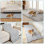 Housse de protection pour canapé pour animaux de compagnie - Housse de canapé lavable et antidérapante pour chiens - Résistant aux égratignures, bouclier de meuble multi-usage, coussin de rebord de fenêtre, coussin de chevet et tapis-277243048-280788844