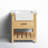 Pelaghia 30 " W Freestanding Standard Free Standing 1 Single Vanity Bathroom Vanity With Carrara Marble Top-1471006159
