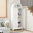 Modern style metal Circular arc top cabinet-117541538