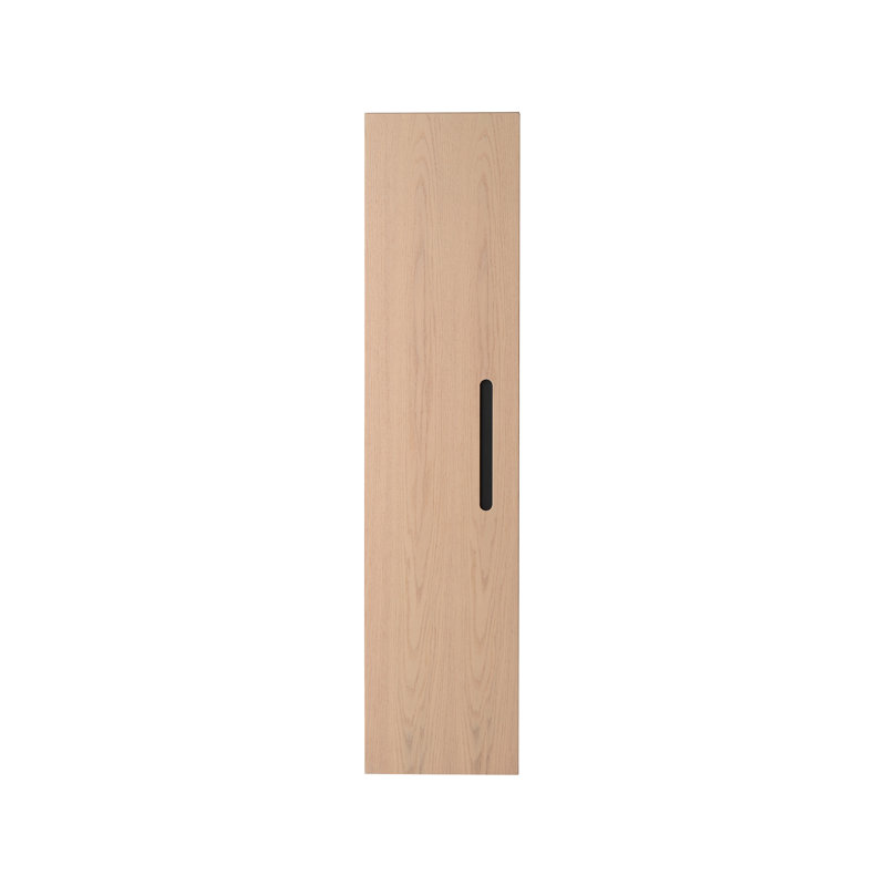 Boler 13" Wall Mounted Side Cabinet, Whitewash Oak