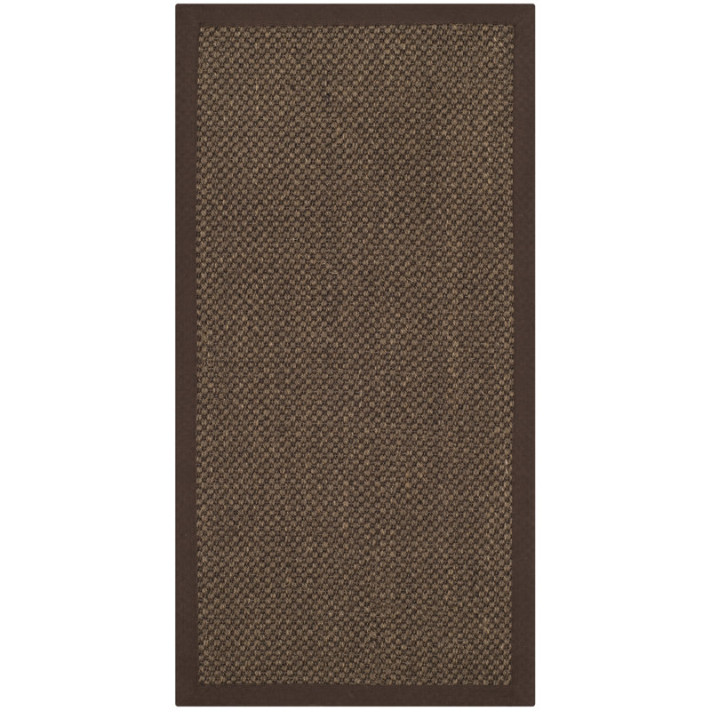Tapis brun en jute / sisal, Rectangle 2 pi x 4 pi