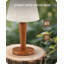 Lampes de table 12 po en bois massif à intensité variable avec mémoire