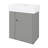 Floating Bathroom Vanity With Sink Combo,  Left Side Storage
