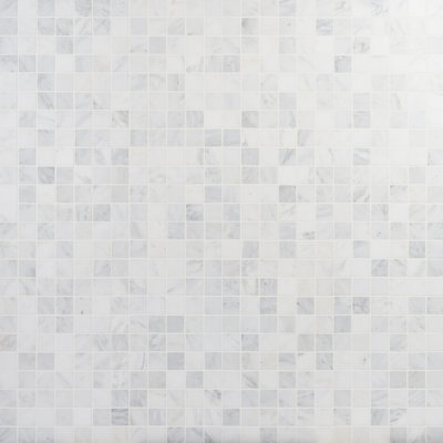 Carreau de mosaïque pour mur et plancher oriental en marbre 2 po x 2 po Oriental
