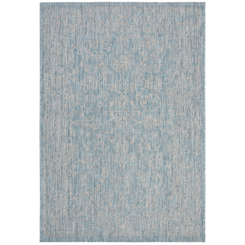Amedee Performance Solid Color Indoor/Outdoor Area Rug, Rectangle 2'7" x 5'