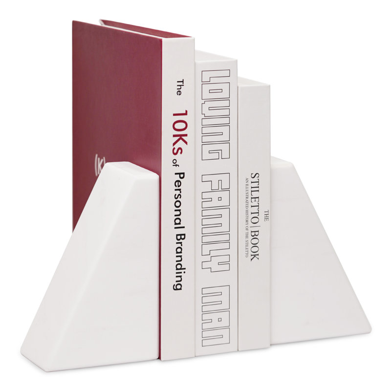 Serre-livres en marbre naturel, ensemble de 2, Mexique onyx