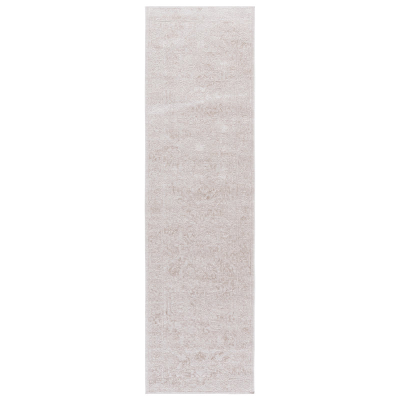 Calidia Oriental Cream/Ivory Area Rug, Runner 2'9" x 8'