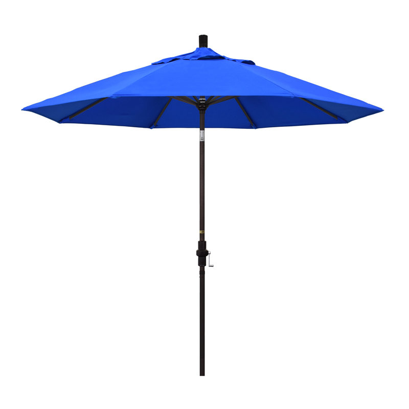 Parasol 9 'Market Sunbrella, Toile Sunbrella® bleu pacifique