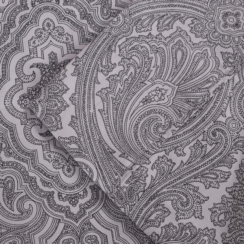 Olympic Queen Dark Grey Cotton Polyester Deep Pocket Sheet Set