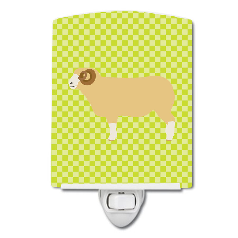 Horned Dorset Sheep Ceramic Night Light