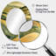 Miroir mural ovale vert-35295231